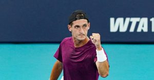 Tennis – ATP – Madrid : Atmane au bout des crampes s&rsquo;impose contre Humbert