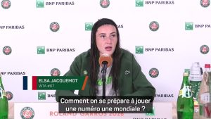 Jacquemot : «Je suis sûre d&rsquo;avoir mes chances» face à Sabalenka