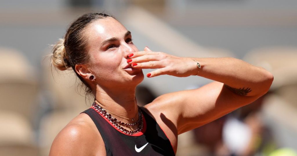 La no1 mondiale Aryna Sabalenka passe aisément le 1er tour de Roland-Garros