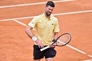 Malgré une bonne entame, Novak Djokovic  éliminé d&rsquo;entrée au Masters 1000 de Rome par le jeune Croate Dino Prizmic