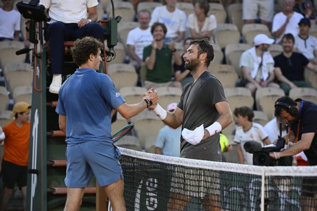 Quentin Halys qualifié pour le troisième tour de Roland-Garros après son succès contre Ugo Humbert