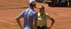 Roland Garros > Jannik Sinner à l&rsquo;arbitre : « Je ne sais pas si c&rsquo;est une déshydratation »