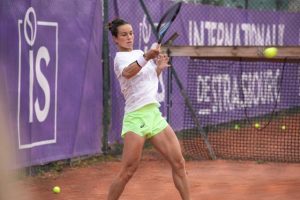 à Strasbourg, Loïs Boisson peaufine son coup droit à l&rsquo;entraînement