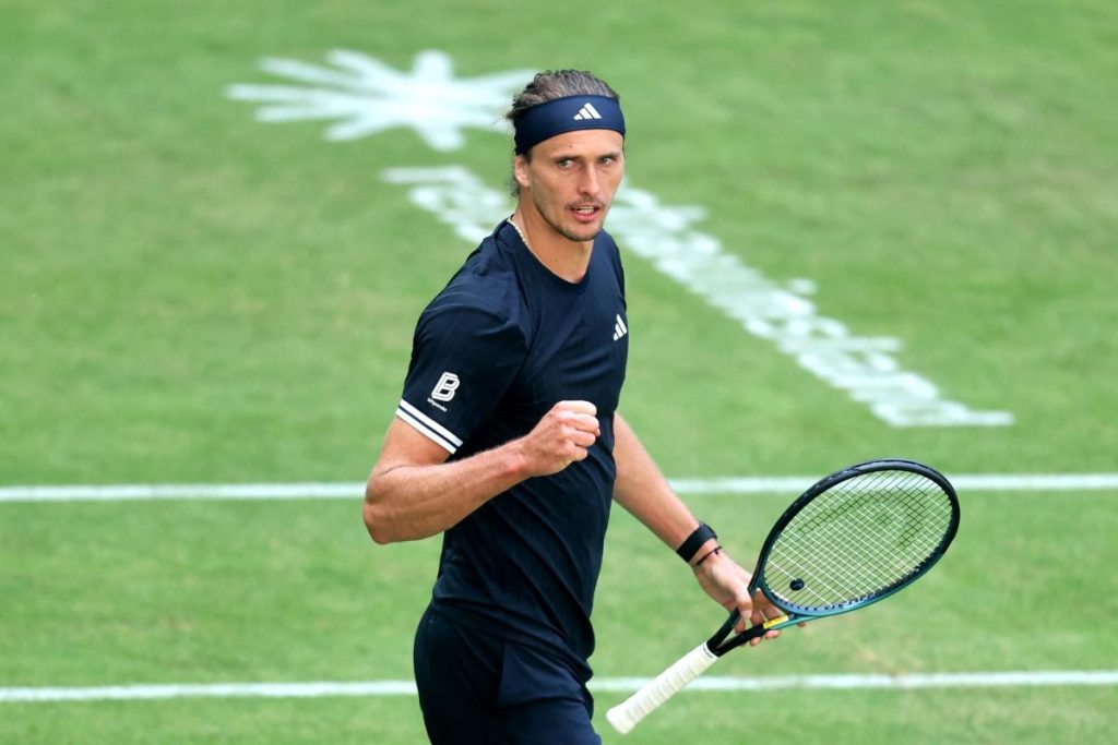 Alexander Zverev a bataillé à Halle pour son retour après sa victoire à Roland-Garros