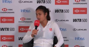 Emma Raducanu semble surprise par une question sur Nottingham