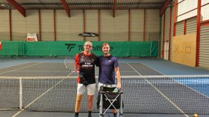 Handi tennis debout : Roland-Garros en mode démo pour le Castanéen Jean-Claude Planque
