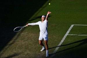 Kyrian Jacquet impuissant face à Alexander Bublik au deuxième tour de Wimbledon
