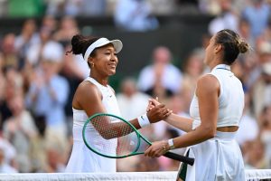 Naomi Osaka en quarts de finale de Wimbledon après sa victoire contre Aryna Sabalenka