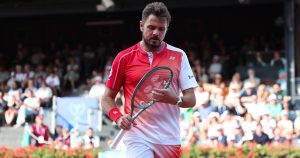 Tennis Wawrinka mord la poussière d&rsquo;entrée à Gstaad