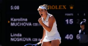 Tennis – Wimbledon (F/Finale) : Noskova résiste à une frayeur pour remporter le titre