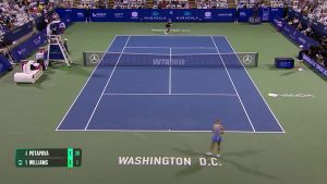 V. Williams sortie d&rsquo;entrée par Potapova