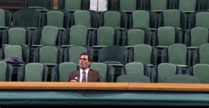 Wimbledon > L’immense classe de Federer, seul dans la Royal Box pendant Zverev-Lehecka