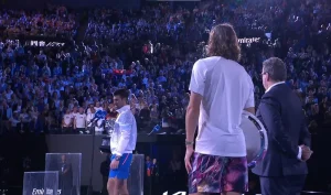 Wimbledon : Tsitsipas avant d&rsquo;affronter Djokovic, un message plein de respect pour « le plus grand de tous les temps »