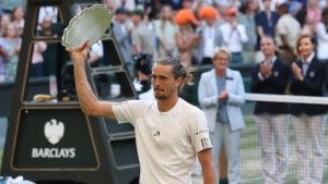 Alexander Zverev estime qu&rsquo;il aurait pu pousser la finale de Wimbledon à cinq sets.