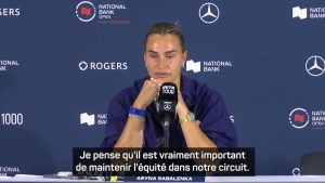 « Il est vraiment important de maintenir l&rsquo;équité dans notre circuit » : Aryna Sabalenka approuve les tests de genre en WTA | Tennis – WTA