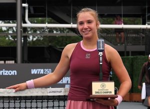 La jeune sensation Kristina Liutova désigne Rafael Nadal et Serena Williams comme ses idoles.