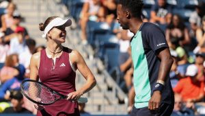 Monfils et Svitolina se qualifient pour les demi-finales du double mixte de l’US Open sur le fil