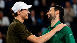 Novak Djokovic défend son moi de 2015 face à Jannik Sinner