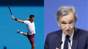 VIDÉO. Ils arrivent en yacht pour une partie de tennis, Bernard Arnault et Roger Federer aperçus en train de jouer ensemble en Italie