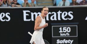 WTA – Cincinnati > Svitolina qui a sauvé sept balles de match pour s&rsquo;en sortir avec l&rsquo;aide de son mari Monfils : « Eh bien, ils m’ont juste dit de continuer à me battre. Ils étaient très surpris de la manière dont j’ai remporté ce 2e set »