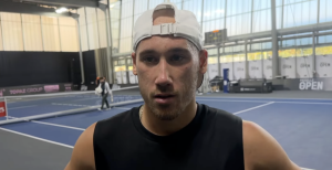 ATP > Le Français Jacquet, tombeur d&rsquo;un top 30 : « J&rsquo;en parlais justement avec ma psy il y a deux jours et je lui disais que ça me soûlait un peu de ne pas avoir de victoire significative contre des tops joueurs »
