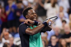 Gaël Monfils, qualifié pour le deuxième tour de l&rsquo;US Open : « Battre un petit jeune sèchement, c&rsquo;est cool »