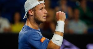 Gauthier Onclin avant son premier match en Coupe Davis : « Je ne m&rsquo;attendais pas trop à jouer ici »
