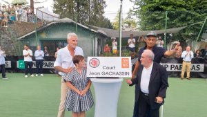Tennis. « Hommage particulièrement mérité », le court central de Bagnères baptisé « Jean Gachassin » en présence du fondateur du tournoi ITF de la ville, de Yannick Noah et de nombreuses personnalités