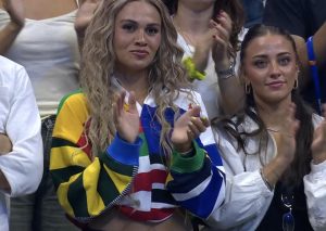 Trinity Rodman, la compagne de Ben Shelton, le soutient pendant son match à l’US Open