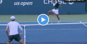 US Open > Le plus beau point de l&rsquo;année sans aucun doute signé Cobolli !