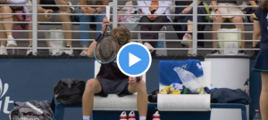 US Open, Vidéos > Déjà éliminé, Rublev manque de se blesser gravement