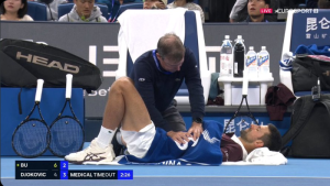 ATP – Pékin > Des images inquiétantes de Novak Djokovic lors de son match à Pékin