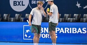 European Open : Goffin « a pris beaucoup de plaisir » de jouer avec Collignon pour qui « c&rsquo;est un honneur »