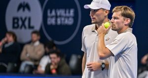 European Open: Raphaël Collignon et David Goffin forfaits pour leur quart de finale en double