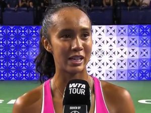 Leylah Fernandez adresse un message avant son duel face à Elena Rybakina