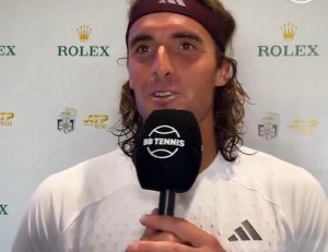 Stefanos Tsitsipas explique son message à sa petite amie après sa victoire à Shanghai
