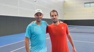 Vidéo – Gasquet et Nadal partagent un entraînement à la Rafa Nadal Academy