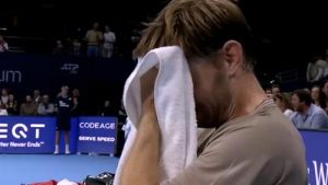 Vous ne verrez rien de plus touchant : ému, David Goffin fond en larmes en plein match à l’European Open